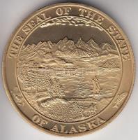 Amerikai Egyesül Államok / Alaszka DN "Alaszka pecsétje" fém emlékérem (39mm) T:PP
Alaska ...