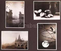 1929-1945 Szabó Lajos újpesti fotóművész, a Modern Magyar Fotográfusok Társasága tagjának fotóalbuma...