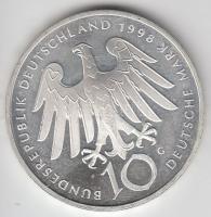 Németország 1998G 10M Ag "Hildegard von Bingen" T:BU
Germany 1998G 10 Mark Ag "Hildeg...