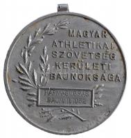 1932. "Magyar Athletikai Szövetség Kerületi Bajnoksága - Hármasugrás" Ag díjérem (19.25g/0...