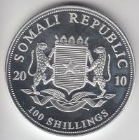 Szomália 2010. 100Sh Ag "Afrika vadvilága-elefánt" T:PP
Somalia 2010. 100 Shillings Ag &qu...
