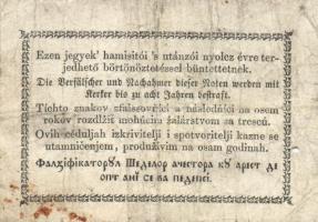 1849. 15Kr + 30Kr "Kossuth-bankó" T:III