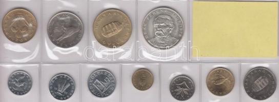 1995. 10f-200Ft forgalmi sor 11klf db, benne "Deák" Ag, fóliás szettben T:1