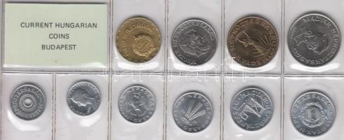1985. 2f-20Ft 10db klf érmés forgalmi sor fóliatokban T:1