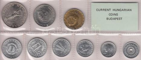 1982. 2f-10Ft 9db klf érmés forgalmi sor fóliatokban T:1