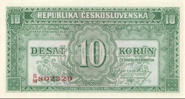 Csehszlovákia 1945. 5K + 10K T:I,I-
Czechoslovakia 1945. 5 Korun + 10 Korun C:UNC,AU