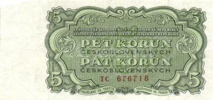 Csehszlovákia 1944. 1K + 1961. 5K T:II,III
Czechoslovakia 1944. 1 Korun + 1961. 5 Korun C:XF,F