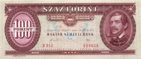 1989. 100Ft (3x) egymás utáni sorszámmal T:I