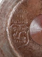 Reinzinn Hammerling, kézzel készült ón boros kupák, jelzettek, díszdobozban, kis füzettel, 26×16 cm,...