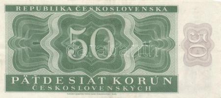 Csehszlovákia 1950. 50K T:II 
Czechoslovakia 1950. 50 Korun C:XF