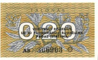 Litvánia 1991. 0.10T + 0.20T + 0.50T + 3T + 5T + 10T T:I
Lithuania 1991. 0.10 Talonas + 0.20 Talonas...