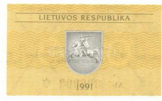 Litvánia 1991. 0.10T + 0.20T + 0.50T + 3T + 5T + 10T T:I
Lithuania 1991. 0.10 Talonas + 0.20 Talonas...