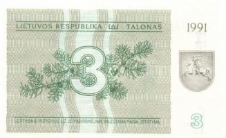 Litvánia 1991. 0.10T + 0.20T + 0.50T + 3T + 5T + 10T T:I
Lithuania 1991. 0.10 Talonas + 0.20 Talonas...