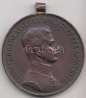 1917. Bronz Vitézségi Érem "IV. Károly / Fortitudini" mellszalag nélkül T:2 1917. Medal for Bravery without ribbon Br sign:Kautsch C:XF