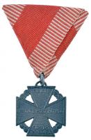 1916. "Károly-Csapatkereszt" cink kitüntetés mellszalaggal T:1- Hungary 1916. "Karl Troop Cross" zinc decoration with ribbon C:AU