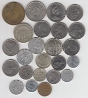 24db vegyes külföldi fémpénz T:vegyes