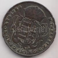 1763. Rézdénár "Mária Terézia" (zárt korona) T:2