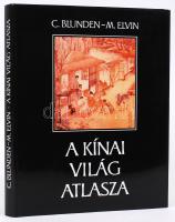 1995 C. Blunden - M. Elvin: A kínai világ atlasza. 58 térképpel és 365 képpel (ebből 204 színes), h.n., 1995, Helikon kiadó, szinte újszerű állapotban, 24x31 cm