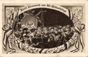 Fürst Bismarck am 80. Geburtstage / Bismarck's 80th birthday