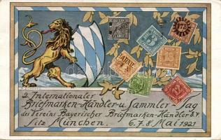 2. Internationaler Briefmarken- Händler- und Sammler Tag, München, 1921