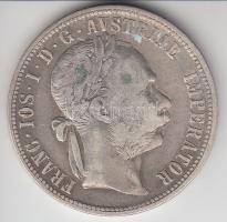 Ausztria 1879. 1Fl Ag "Ferenc József" T:3 Austria 1879. 1 Florin Ag "Franz Joseph" C:F