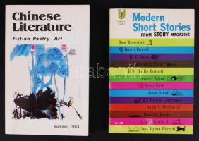 2 db angol nyelvű könyv: Chinese Literature. Modern Short Stories.