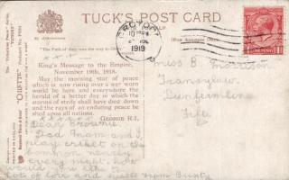 'Victory' the flags of winner countries WWI, propaganda (EK)