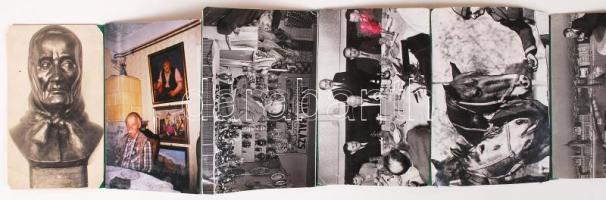 1950-1980 40db vintage fotó leporellóba ragasztva Tiszavölgyi József hagyatékából(a fotók többsége p...