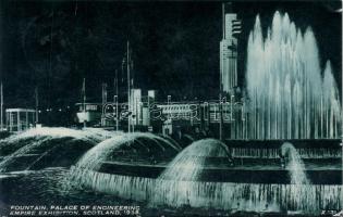 Glasgow, Fountain Palace of Engineering, Empire Exhibition Scotland 1938