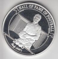 Uganda 2006. 2000Sh Ag "A labdarúgás halhatatlanjainak csarnoka - Olaszország 1980-as évek" T:PP tanúsítvánnyal Uganda 2006. 2000 Shilling Ag "Hall of Fame of football - Italy 1980s" C:PP