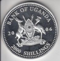 Uganda 2006. 2000Sh Ag "A labdarúgás halhatatlanjainak csarnoka - Olaszország 1980-as évek"...