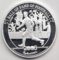 Uganda 2006. 2000Sh Ag "A labdarúgás halhatatlanjainak csarnoka - Anglia 1960-as évek" T:P...