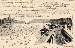 1901 Budapest Margit-rakpart hosszúcímzéses