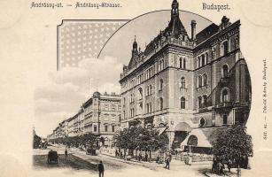 Budapest Andrássy-út hosszúcímzéses