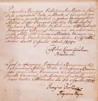 1808 Kanonoki kinevezés Bránn Simon részére a nagyváradi görög katolikus egyházmegyénél. I. Ferenc c...