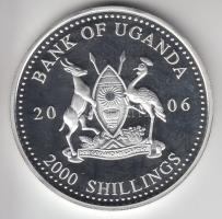 Uganda 2006. 2000Sh Ag "A labdarúgás halhatatlanjainak csarnoka - Olaszország 1990-es évek&quot...
