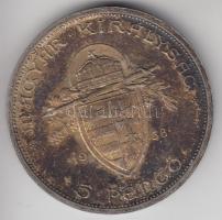 1938. 5P Ag "Szent István" T:2-