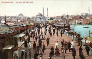 Constantinople, Le pont de Karakeuy (EK)