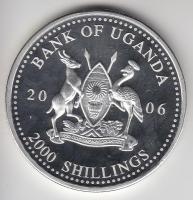 Uganda 2006. 2000Sh Ag "A labdarúgás halhatatlanjainak csarnoka - Spanyolország 2000-es évek&qu...