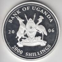 Uganda 2006. 2000Sh Ag "A labdarúgás halhatatlanjainak csarnoka - Magyarország 1950-es évek&quo...