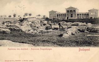 Budapest Aquincum ásatások hosszúcímzéses