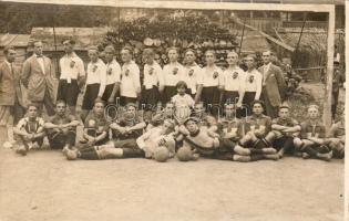 Fußballmanschaften Komló-Szászvár Foto AK