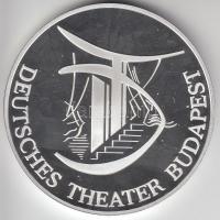 1998. "DEUTSCHES THEATER BUDAPEST" Ag emlékérem (31.16g/0.999/42.5mm) T:PP