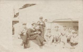 Mariners of SMS Ferdinand Max, board photo