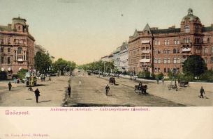 Budapest Andrássy út hosszúcímzéses