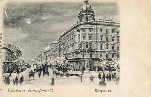 Budapest  kerepesi út hosszúcímzéses