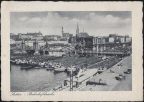 Szczecin, Stettin; Bahnhofsbrücke / bridge