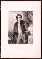 1864 Fr. Pecht - L. Sichling: Goethe in Rom. Acélmetszet, papír, jelzett (a Brockhaus kiadása) / 
St...