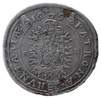 1675KB 15Kr Ag "I. Lipót" Körmöcbánya (6.16g) T:2,2-
Huszár 1425., Unger II.: 1058