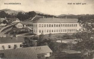 Selmecbánya, Banská Stiavnica; Kötő- és szövőgyár / Knitting and spinning factory(EB)